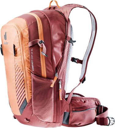 Жіночий велосипедний рюкзак Deuter Compact EXP 12 SL, 12 л, сієнна-червоний, для спорту і подорожей