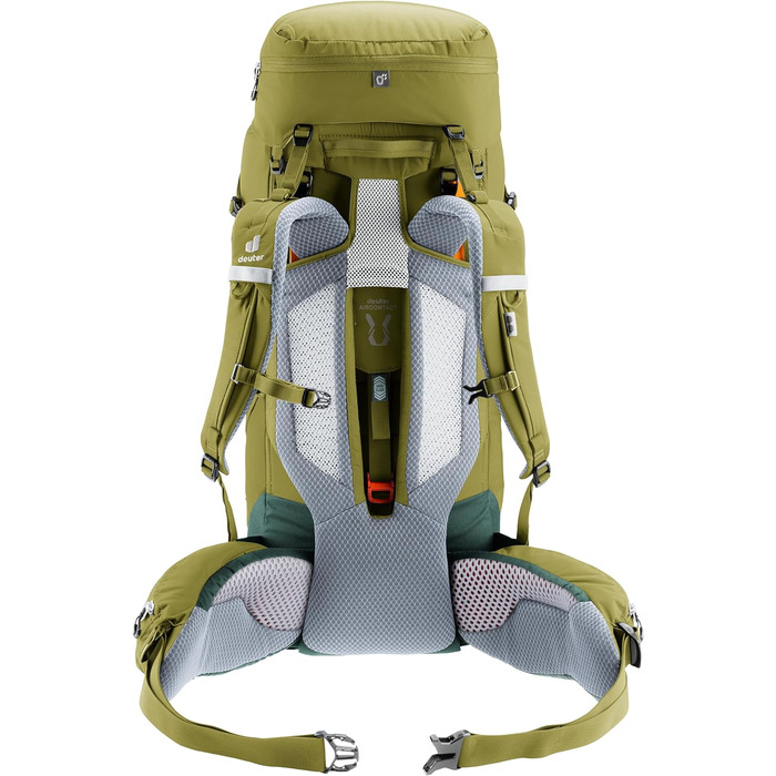 Туристичний рюкзак Deuter Aircontact Core 40+10 л, зелений, модель 2024, для трекінгу