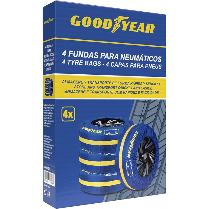 Автомобільні шини Goodyear, каркаси до 235/65R17, б/в шини для легкових авто