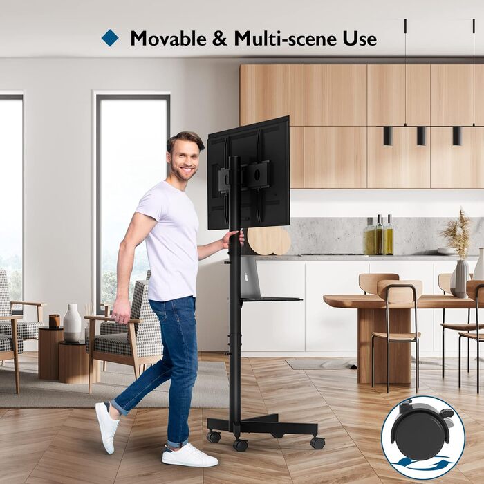 BONTEC мобільна стійка для телевізора 23-60