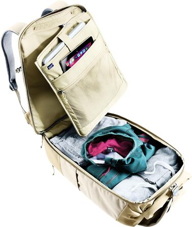 Рюкзак Deuter Utilion 30 з відділенням для взуття, рол-топ, 30 л, Bone-Desert