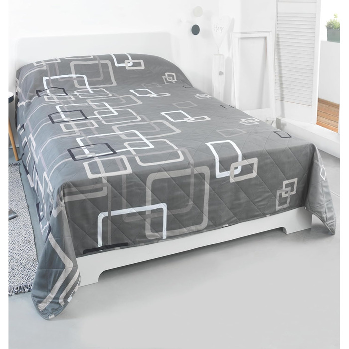 Покривало MALIKA 220x240 см для ліжка та дивану, декоративне, Дизайн 4