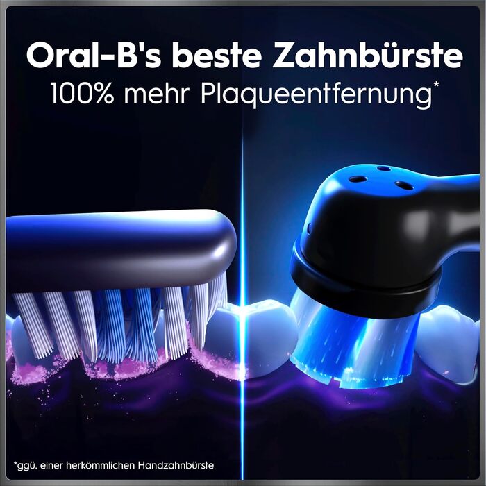 Електрична зубна щітка Oral-B iO Series 10 Cosmic Black, набір з 3 насадками (Probierset)