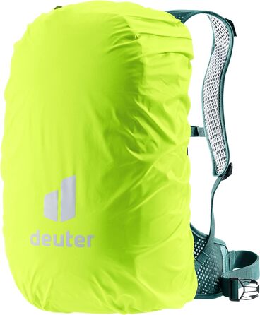 Велосипедний рюкзак Deuter Race Air 14+3 л, коричнево-синій, вентиляція спини