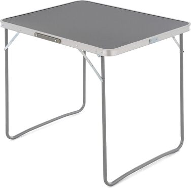 Складаний стіл Sonlex для кемпінгу та балкона, сірий, 80x60x70 см, легкий портативний стіл-кейс з ручкою