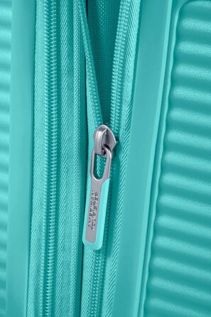 Валіза American Tourister Soundbox розширювана 67 см, 71.5/81 л, синя, TSA замок, на 4 колесах