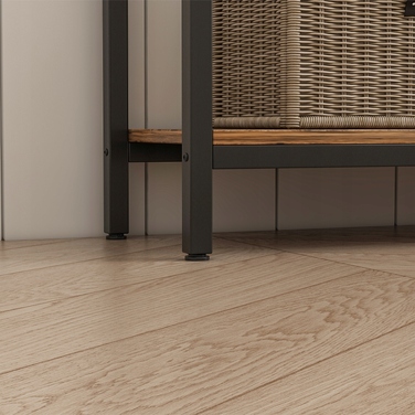 Стелаж MuvuHome 100 x 80 x 30 см, дуб рустикальний