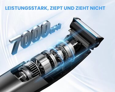 Електричний тример для тіла MAXGROOM 3-в-1, водонепроникний (IPX6), для сухого та вологого гоління, інтимний тример для чоловіків, чорний