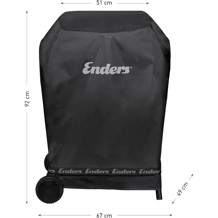 Чохол Enders для газового гриля URBAN з візком, водонепроникний, UV-захист, поліестер 300D