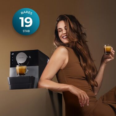 Кавомашина автоматична Cecotec Cremmaet Cube: 1350 Вт, 19 бар, з капучинатором, сенсорним керуванням та 5 рівнями помолу