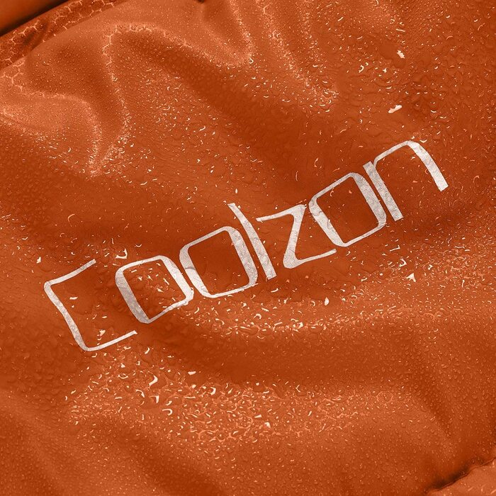 Спальний мішок Coolzon для кемпінгу, 3-4 сезони, для дорослих, компактний, помаранчевий
