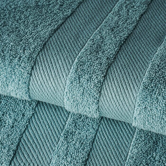 Набір рушників Homewell – м’які та поглинаючі, 100% бавовна, сертифікат Oeko-Tex 100, 2 банних + 4 для рук, бірюзові