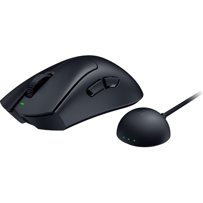 Ігрова бездротова миша Razer DeathAdder V4 Pro — ергономічна, ультралегка (55г), 26K DPI, HyperSpeed, чорна