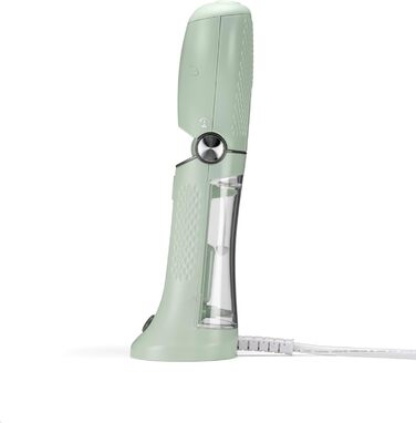 Ручний відпарювач для одягу Conair Power Steam Travel, компактний та складаний, 20 г/хв, з вішаком, для подорожей, зелений
