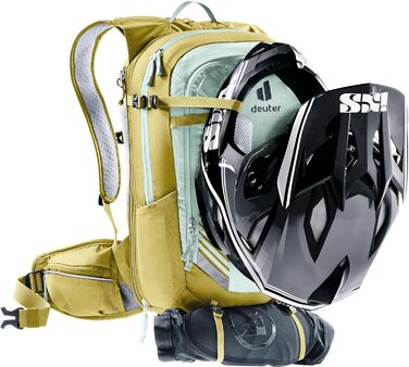 Жіночий велосипедний рюкзак Deuter Compact EXP 12 SL 12 л, блакитний/лаймовий