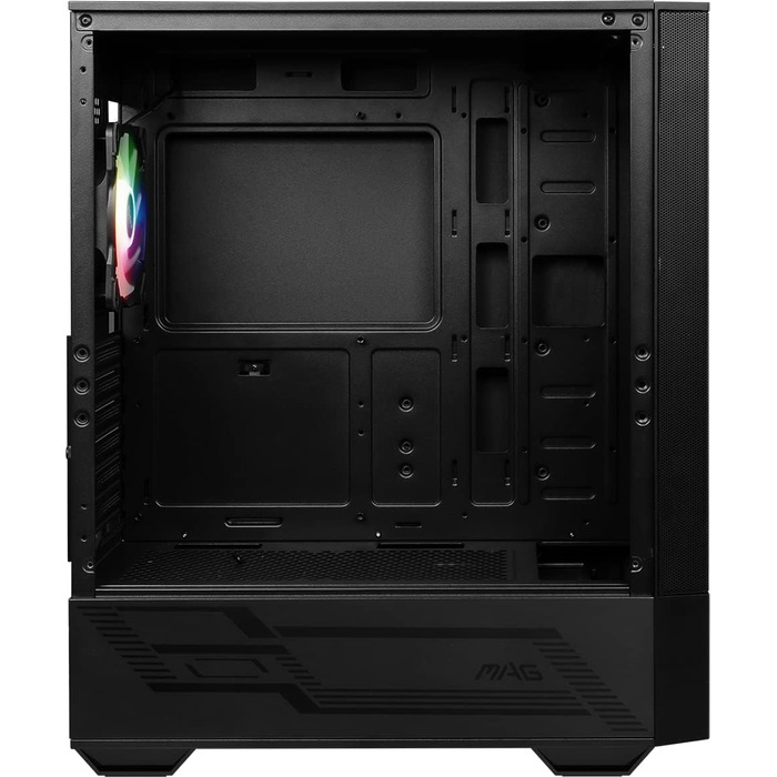 Корпус MSI MAG Forge 110R Mid-Tower ATX, чорний, з RGB підсвічуванням, 2x USB 3.0, 1x 120мм A-RGB вентилятор