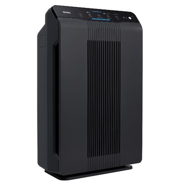 Очищувач повітря Winix 5500-2 для алергіків та курців, PlasmaWave, CADR 390м³/год, до 99м², датчик якості повітря, авто- та нічний режими, чорний