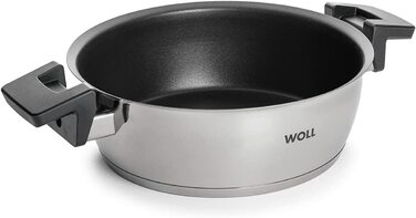 Набір каструль і сковорідок Woll Concept 10 предметів, індукційний, нержавіюча сталь, для всіх типів плит, жаростійкий до 200°C, сріблястий