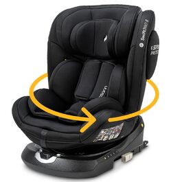 Дитяче автокрісло Osann Swift360 S i-Size, 360° поворотне, реверсивне, для дітей 76-150 см, чорне