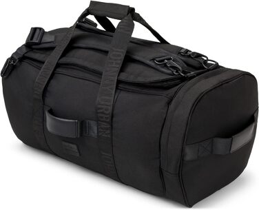 Рюкзак-дафл Johnny Urban Colin 2 в 1, 46 л, водостійкий, чорний, для подорожей та спорту, унісекс, еко-матеріал
