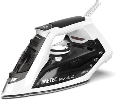 Праска Imetec ZeroCalc Z1 2800 з парою, з антикальцієвою технологією, керамічною підошвою, 2200 Вт, паровий удар 130 г/хв, функція Calc-Clean