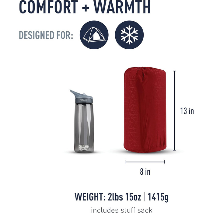 Самонадувний килимок Sea to Summit Comfort Plus S.I. Regular (200 x 63 x 7,6 см) для кемпінгу та туризму