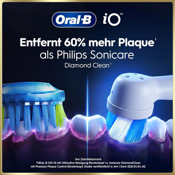 Електрична зубна щітка Oral-B iO Series 9, чорна (White Alabaster), 1 шт.