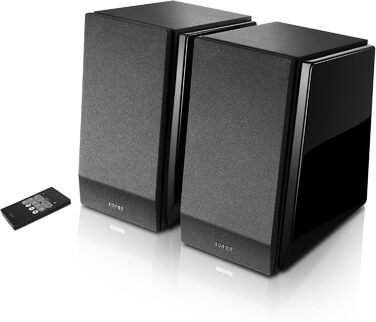 Активні полочні колонки Edifier R1850DB з Bluetooth та оптичним входом, студійні монітори 2.0 з підсилювачем та виходом на сабвуфер