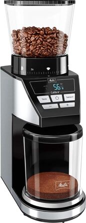 Електрична кавомолка Melitta Calibra 160 Вт, чорна/нерж. сталь