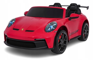 Дитячий електромобіль Porsche 911 GT3: 2x280 Вт, велюрові сидіння, керування рулем