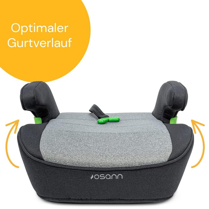 Автокрісло Osann Lux Isofix (126-150 см) Universe Grey i-Size - Підвищення з Isofix, зручне та безпечне для дітей