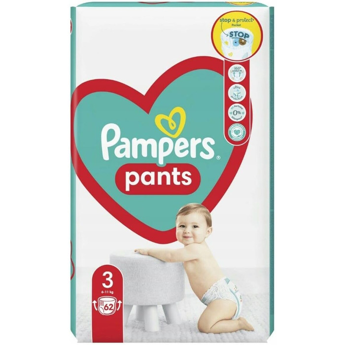 Підгузки-трусики Pampers Pants розмір 5 (12-17 кг), 48 шт, Захист та Комфорт