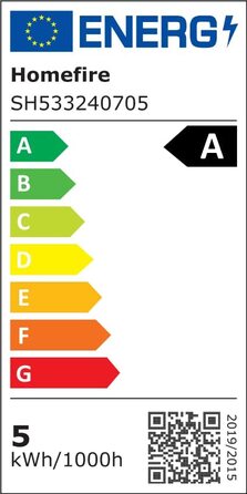 Світильник LED Homefire настінний 5W чорний, внутрішній, з регульованим променем, тепле біле світло 3000K для спальні, вітальні, коридору, сходів