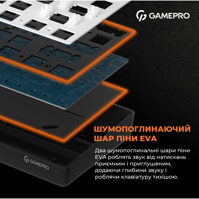 Клавіатура механічна бездротова GamePro Asgard Fenrir (MK130G Pro)