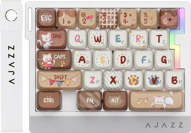 Дротова магнітна клавіатура Ajazz AK029 Meow Magnetic Switch (AK029-M-Y)