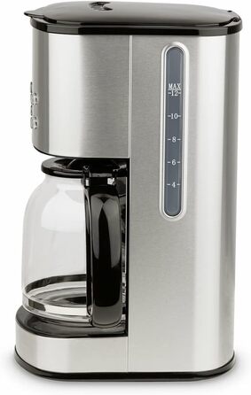 Кавоварка крапельна H.Koenig MG30, 1.5 л, 12-20 чашок, програмована, LCD, срібляста