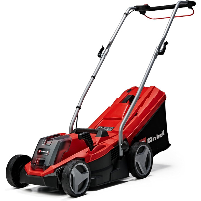 Акумуляторний газонокосарка Einhell GE-CM 18/33 Li Kit Power X-Change (18 В, 33 см, безщітковий двигун, 30 л, 25-65 мм)