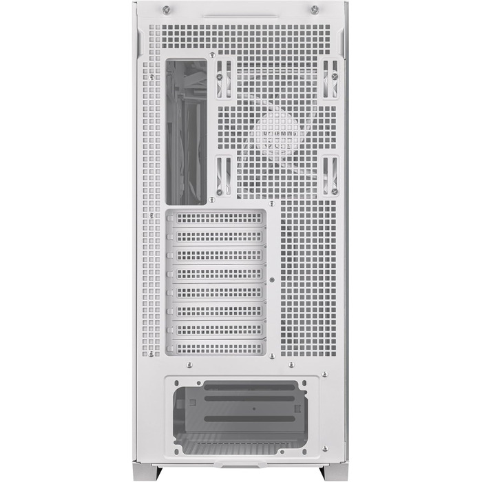Ігровий корпус ASUS TUF GT302 ARGB білий, Mid-Tower ATX, 4x140 мм ARGB вентилятори, змінні бокові панелі, підтримка ATX материнських плат із прихованими роз'ємами, сітчаста фронтальна панель