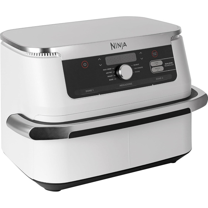 Аерофритюрниця Ninja Foodi FlexDrawer AF500EUWH, біла, 10,4 л, електрична
