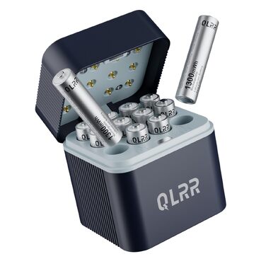 Набір акумуляторів AAA (LR03) 1.5V 1300mWh з зарядним пристроєм, 12 шт.