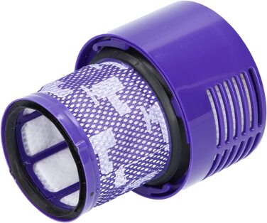 HEPA фільтр McFilter для пилососа Dyson V10 SV12 (набір 4 шт), сумісний з Absolute Extra, Animal, Total Clean, Motorhead, Parquet, Nickel, змінний та багаторазовий, альтернатива 969082-01, миючий фільтр