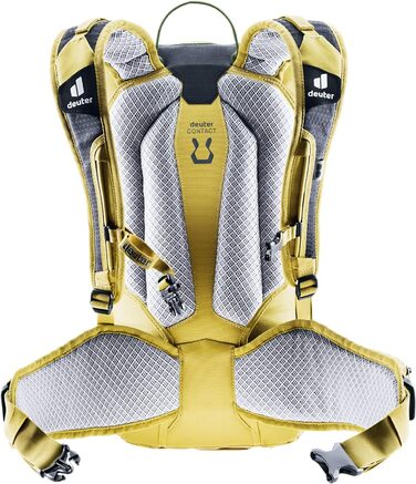 Велорюкзак Deuter Attack 20 із захистом, 20 л, хакі-куркума