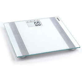 Цифрова вага для людей Exacta Deluxe з LCD-дисплеєм, вимірюванням ваги, жиру, води, м'язів і калорій, автоматичне ввімкнення/вимкнення