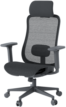 Крісло офісне OfficePro Wave OC670-B-B-B