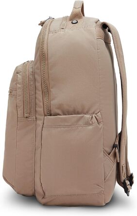 Великий міський рюкзак Kipling SEOUL, синій з бежевим (Tan Beige)