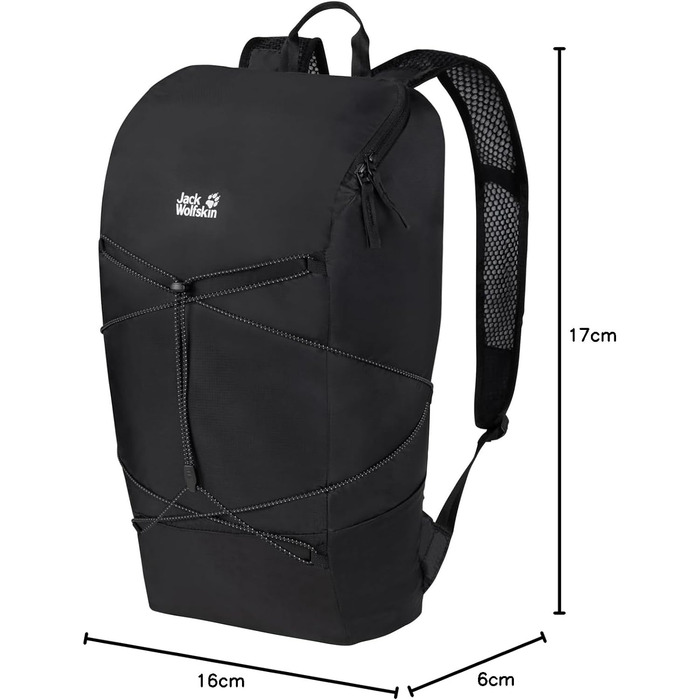 Рюкзак Jack Wolfskin JWP Ultralight Pack чорний ультралегкий