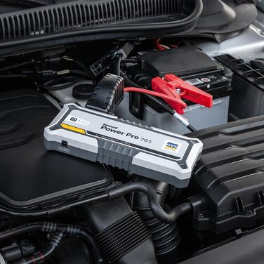 Бустер-стартер GYS Nomad Power Pro 701 літієвий 2000А для авто та мотоциклів 12В, з PowerBank 6Ah, LCD-дисплеєм та LED-ліхтарем