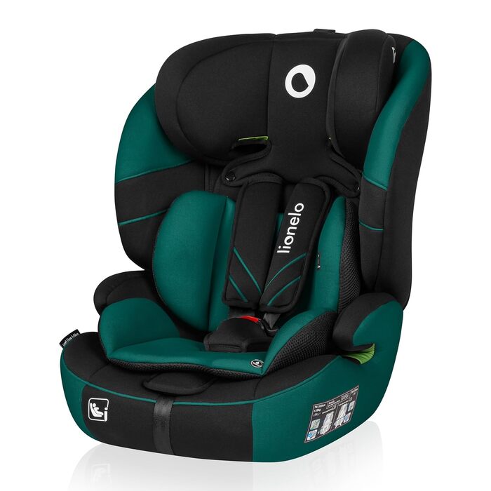 Автокрісло Lionelo Levi One i-Size 76-150 см, група 1 2 3, зелене