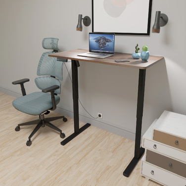 Стіл Mealux PowerDesk Lite XL Walnut (арт. EVO-202 Lite Walnut/B)