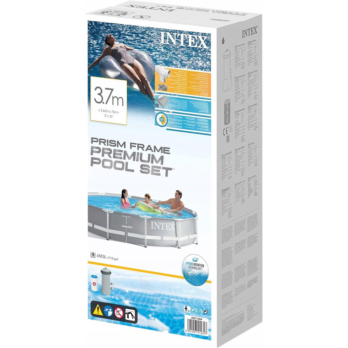 Каркасний басейн Intex Prism 26710, 366x76 см